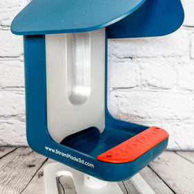 Perfect-fit StramMade panel ensures snug Bird Buddy feeder compatibility