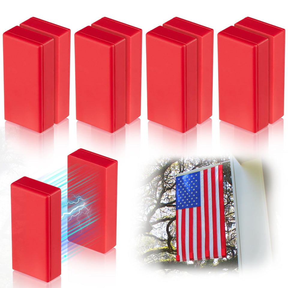 Strdfeve 8pcs strong magnetic flag weights secure outdoor flags and banners