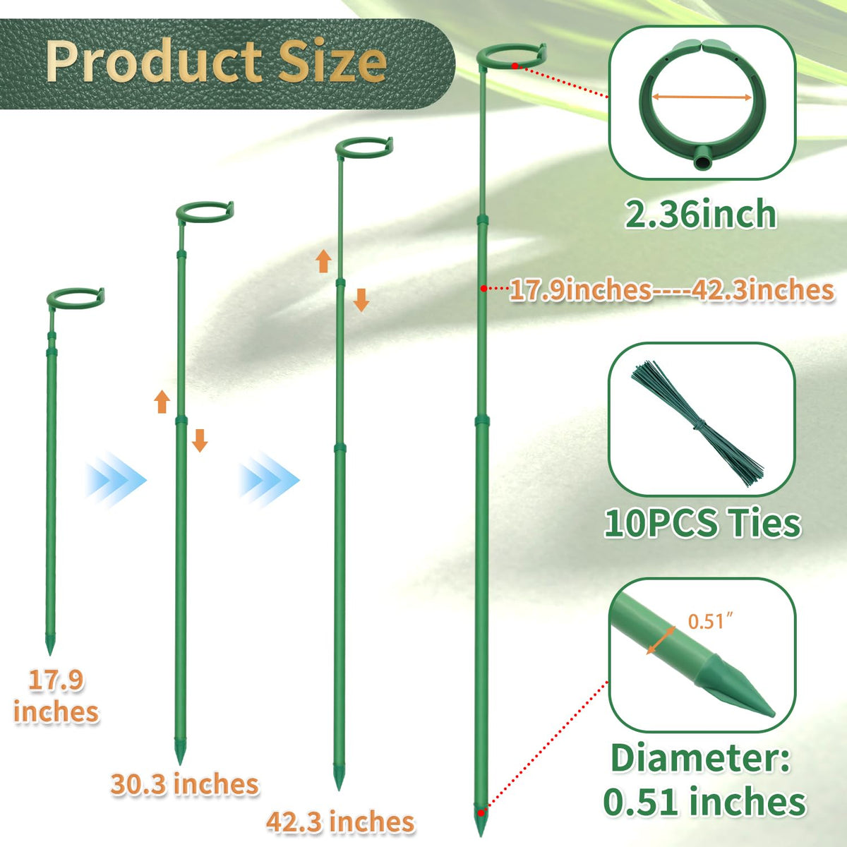 Stroller telescoping stakes installation demonstrates quick setup without tools.
