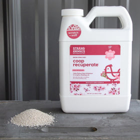 Strong Animals Coop Recuperate Cherry Blossom helps keep coop air fresh between cleanings