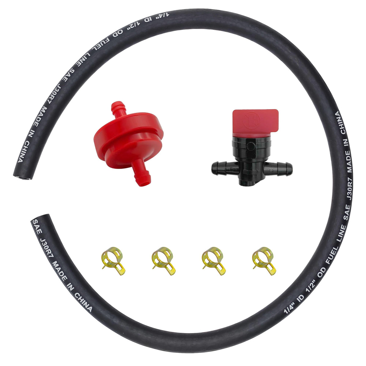 Strongthium fuel line quarter-inch ID 25in for Briggs Stratton compatibility