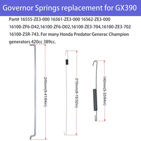 Strongthium gx-series springs showcase for Honda and Predator engines