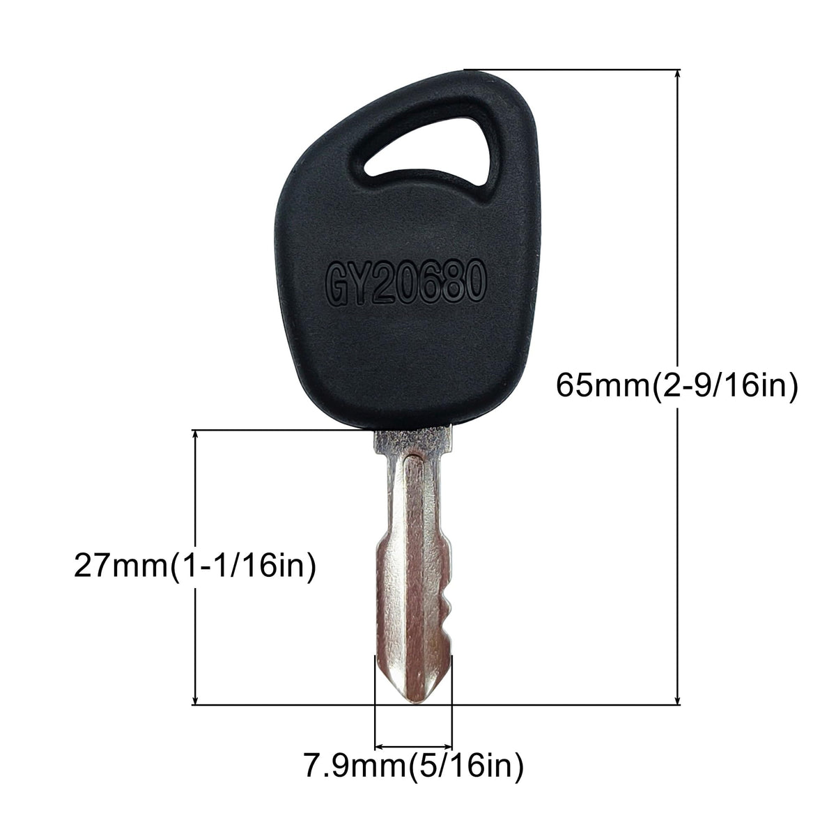 Strongthium gy20680 keys on a heavy-duty ring for daily yard use
