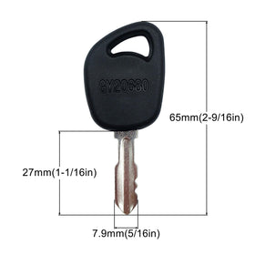 Strongthium gy20680 keys on a heavy-duty ring for daily yard use