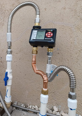 STYDDI brass female GHT to NPT male adapter for secure hose connections.