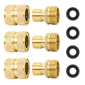 STYDDI brass full-flow adaptor for unobstructed water delivery