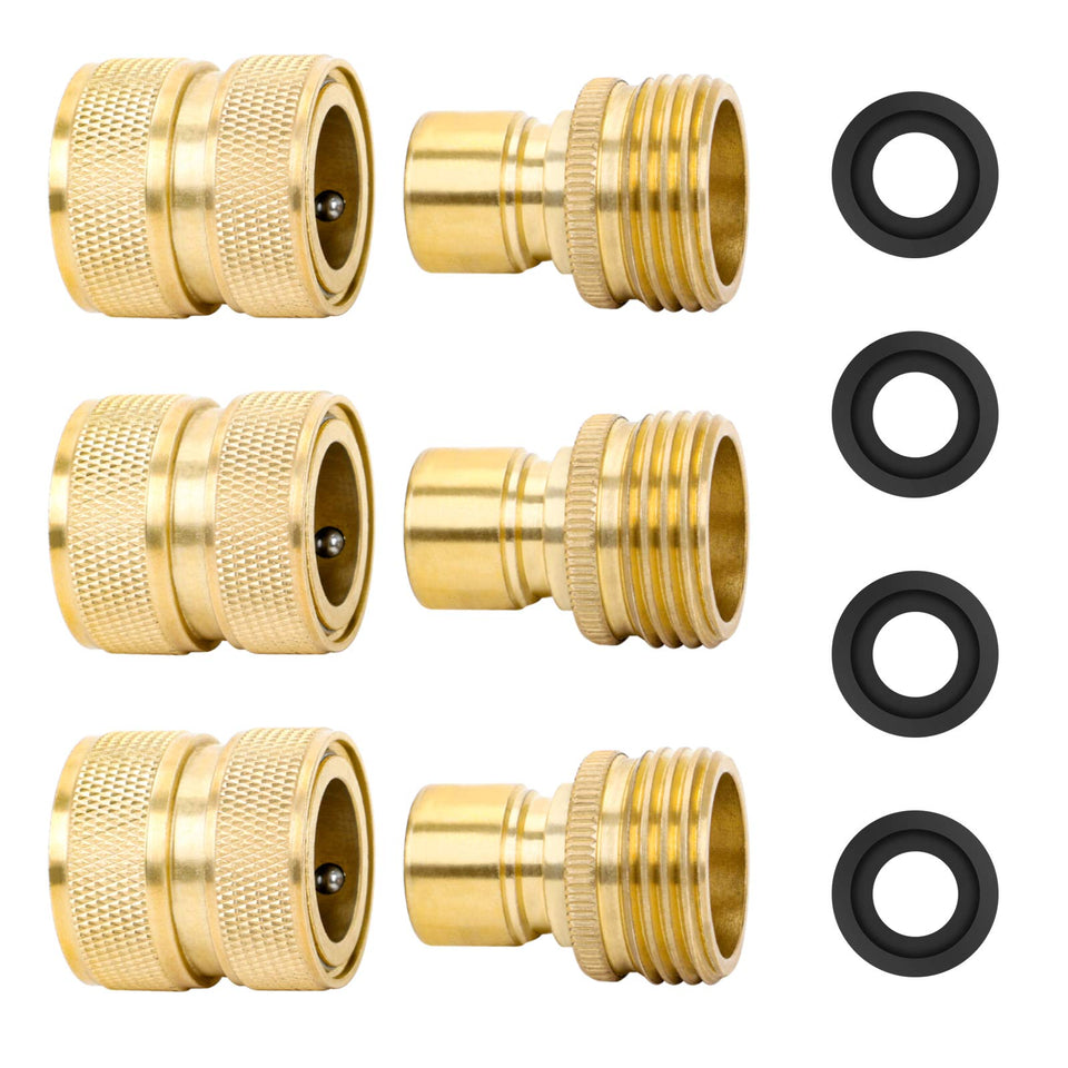 STYDDI brass full-flow adaptor for unobstructed water delivery
