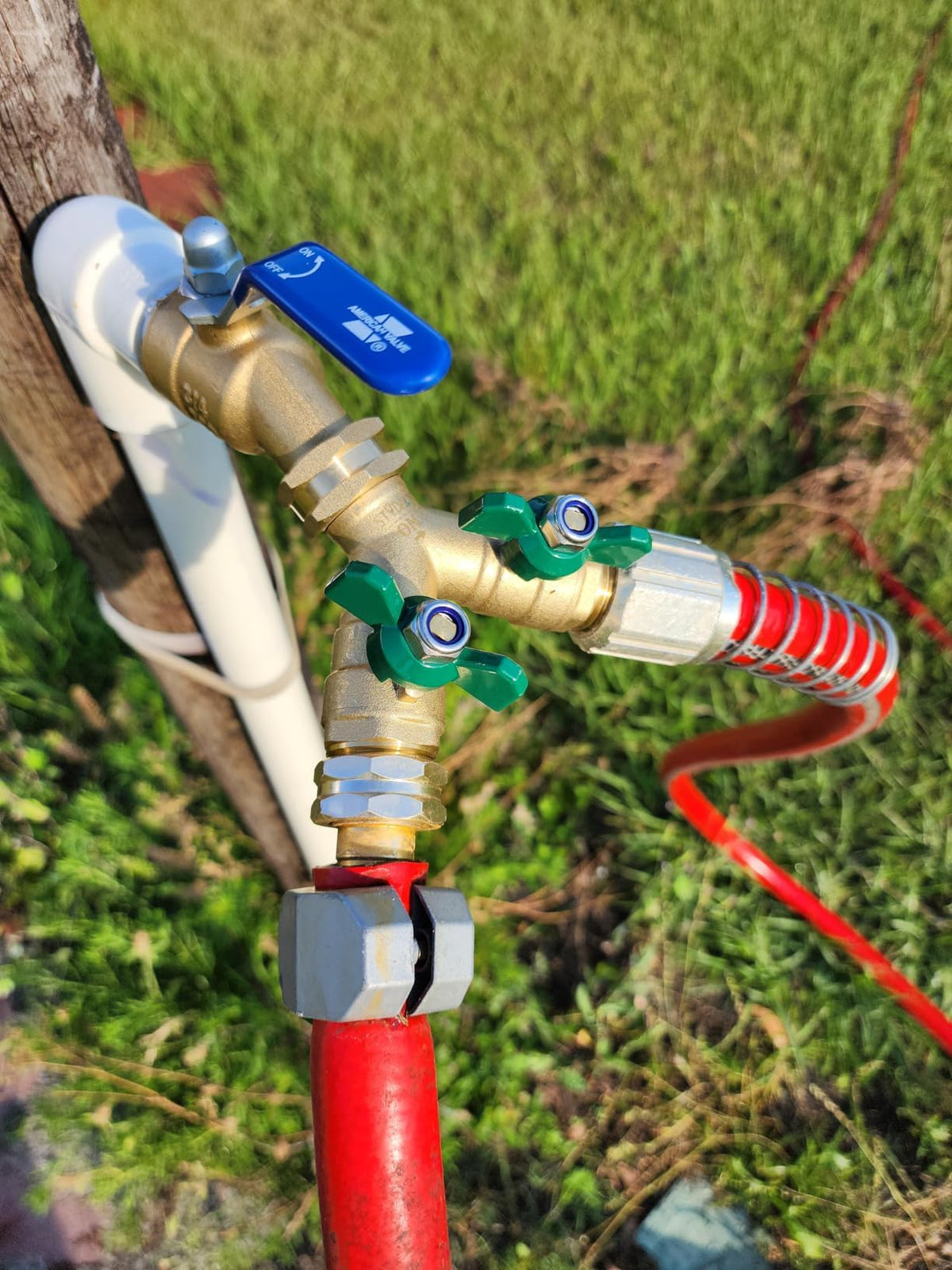 STYDDI brass main construction durability resists high pressure and harsh weather.