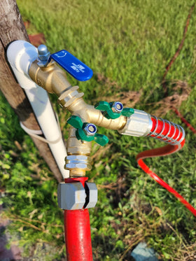 STYDDI brass main construction durability resists high pressure and harsh weather.