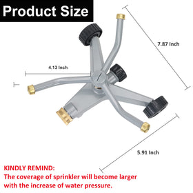 STYDDI brass connector ensures a tight seal and easy setup.