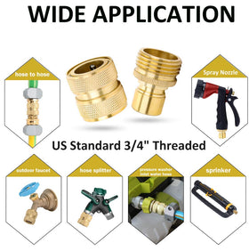 STYDDI washers included to prevent leaks in outdoor hose setups