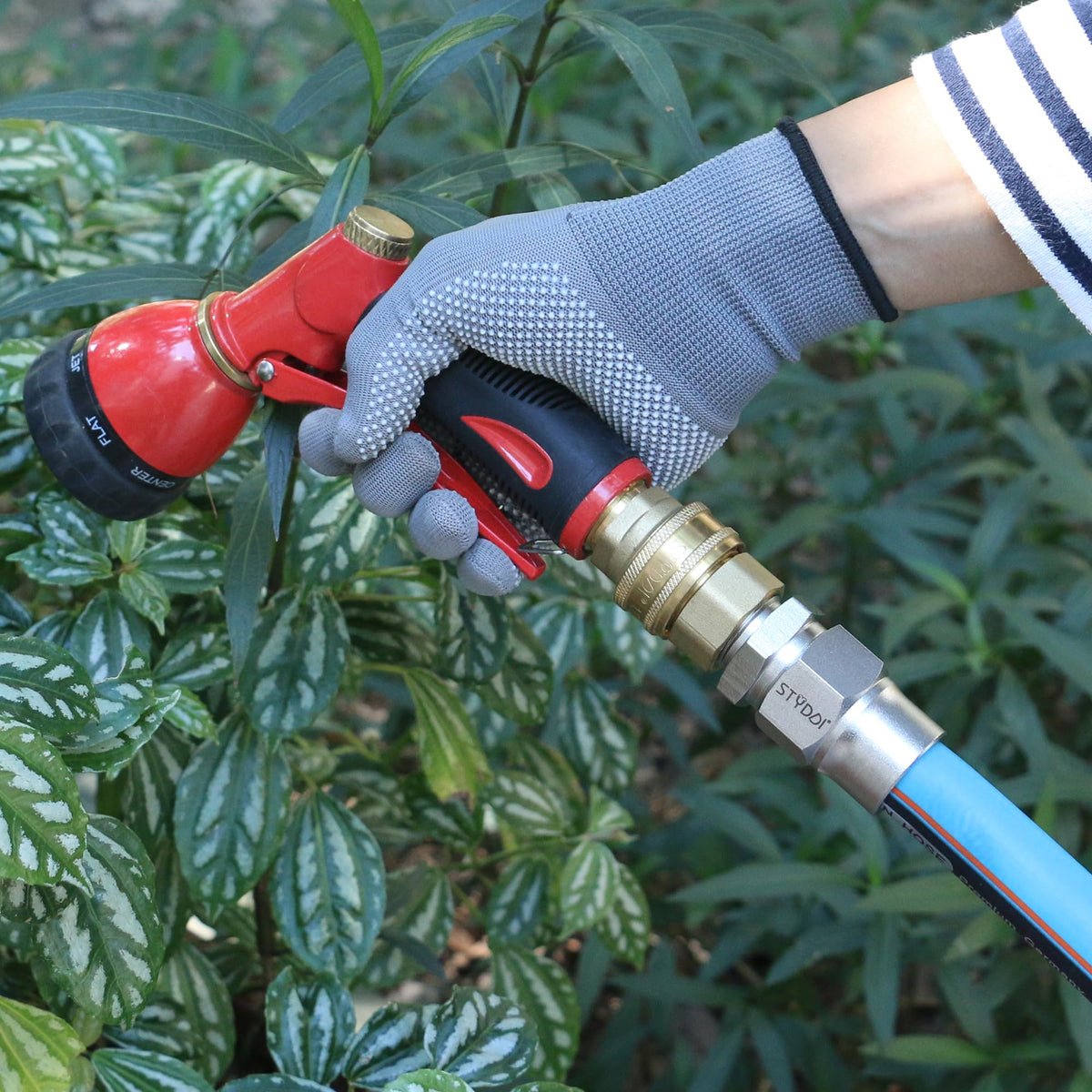 STYDDI standard GHT threads seal securely with compatible hoses.
