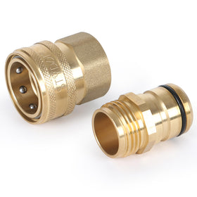 STYDDI full-flow 3/4 inch quick-connect ensuring smooth water delivery for efficient watering.