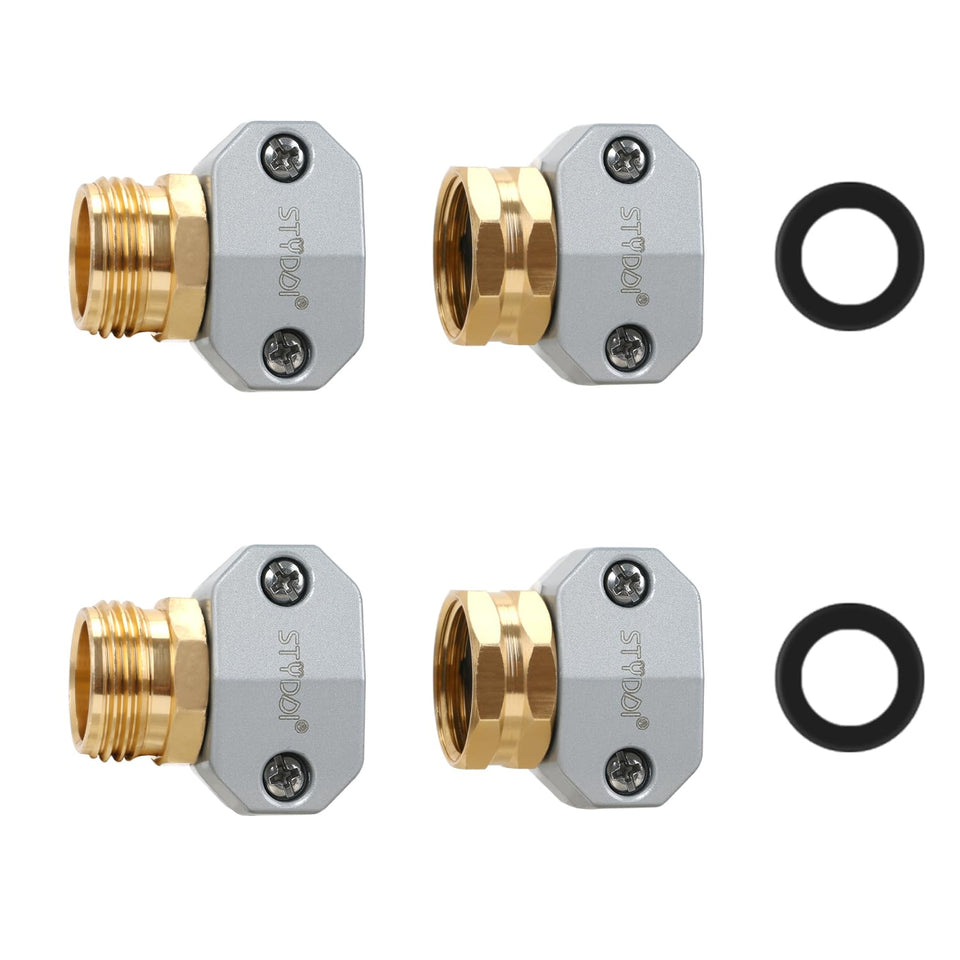 STYDDI aluminum female hose connector for corrosion-resistant, leak-proof repairs.