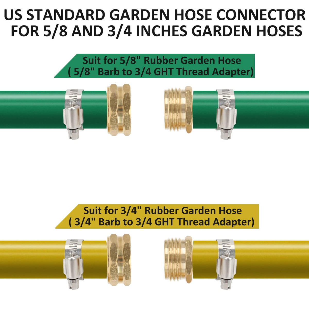 STYDDI clamps in stainless steel provide corrosion resistance for lasting hose connections.