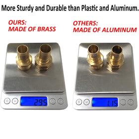 STYDDI brass male adapter ensures a tight seal on compatible hoses.