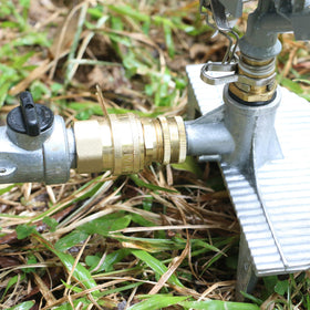 STYDDI lead-free brass construction offers durable, anti-leak connections for outdoor use.