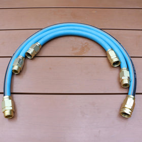 STYDDI leak-proof hose repair shown for rugged outdoor use.