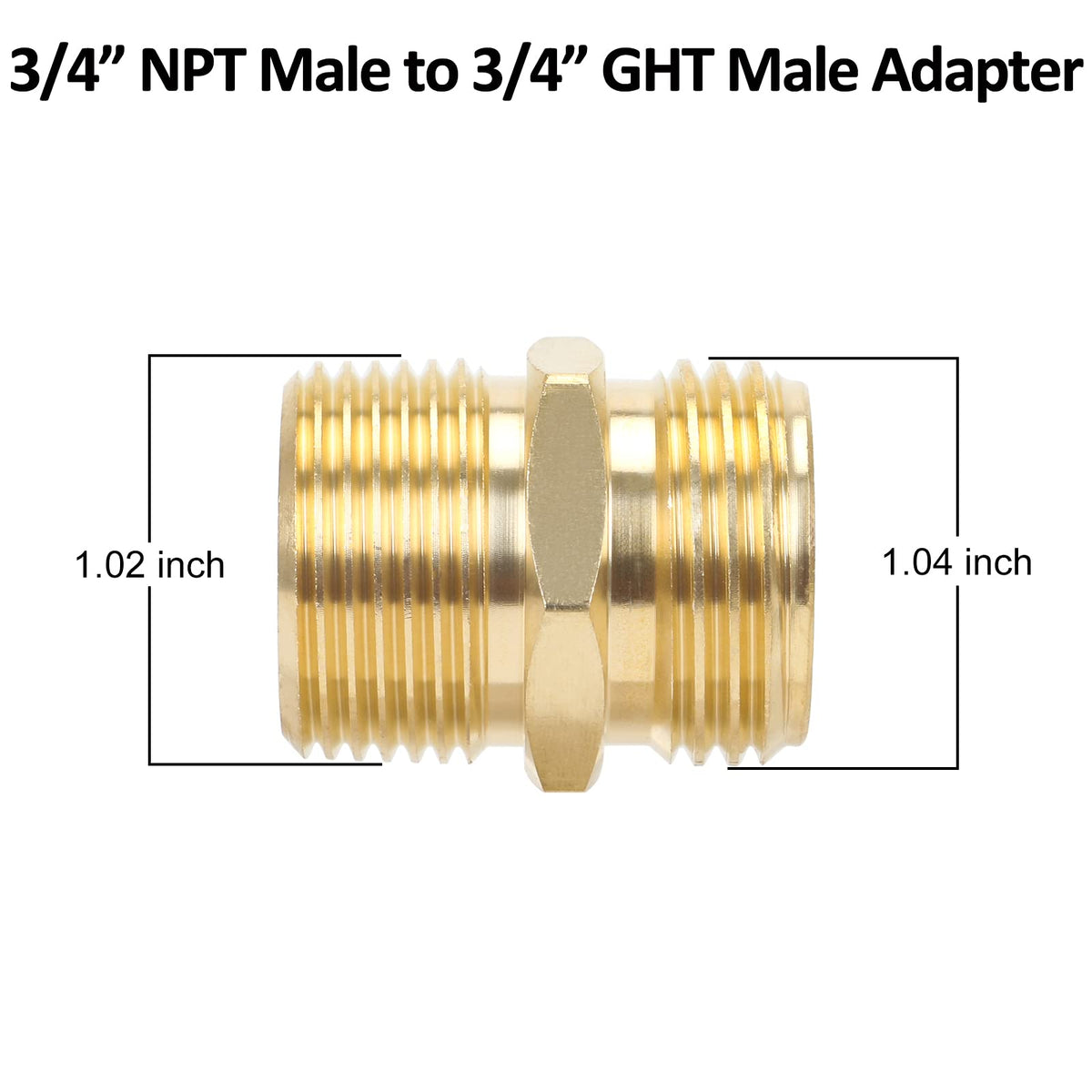 STYDDI adapter set fits garden and irrigation systems.