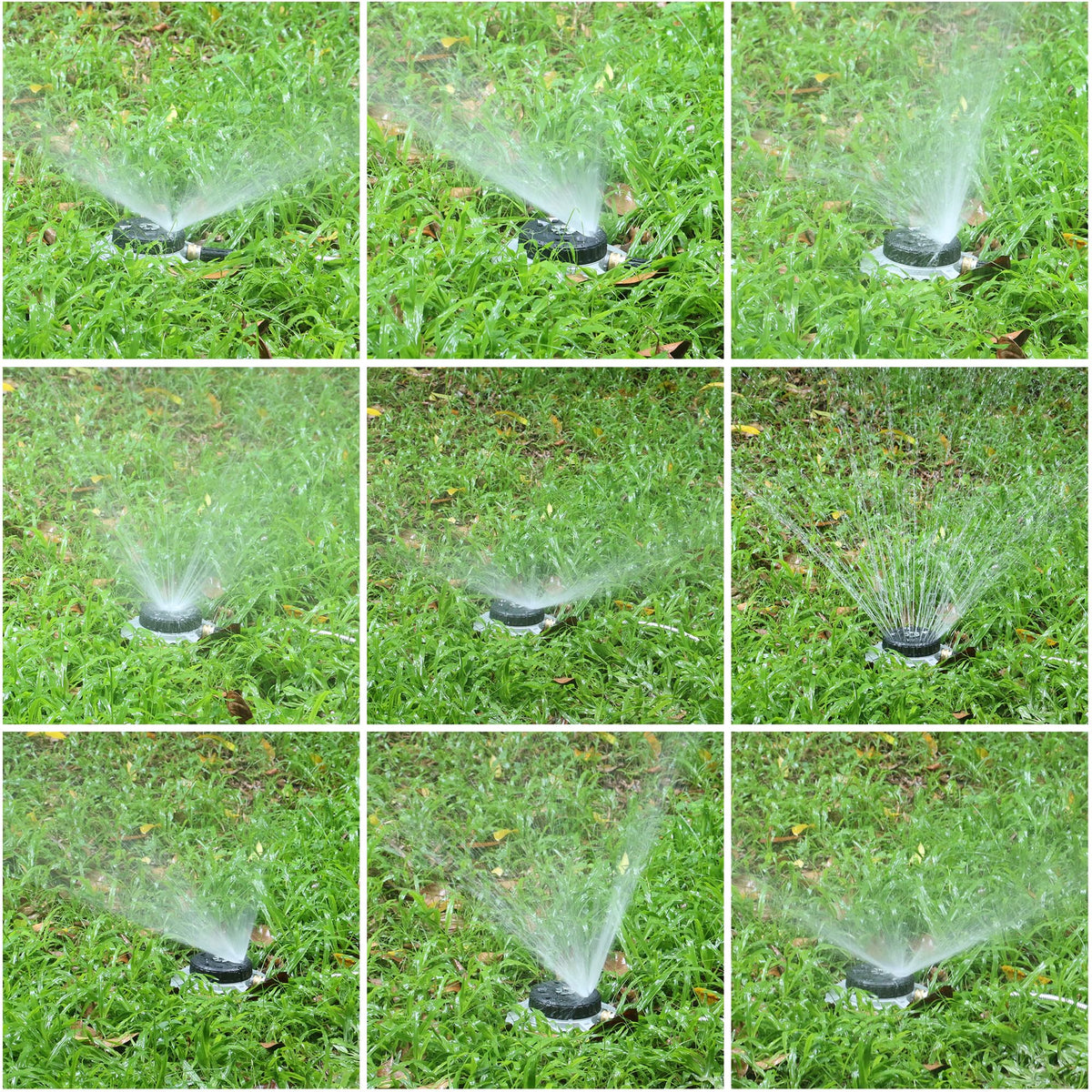 Styddi outer ring pattern offers wider spray for larger garden areas.