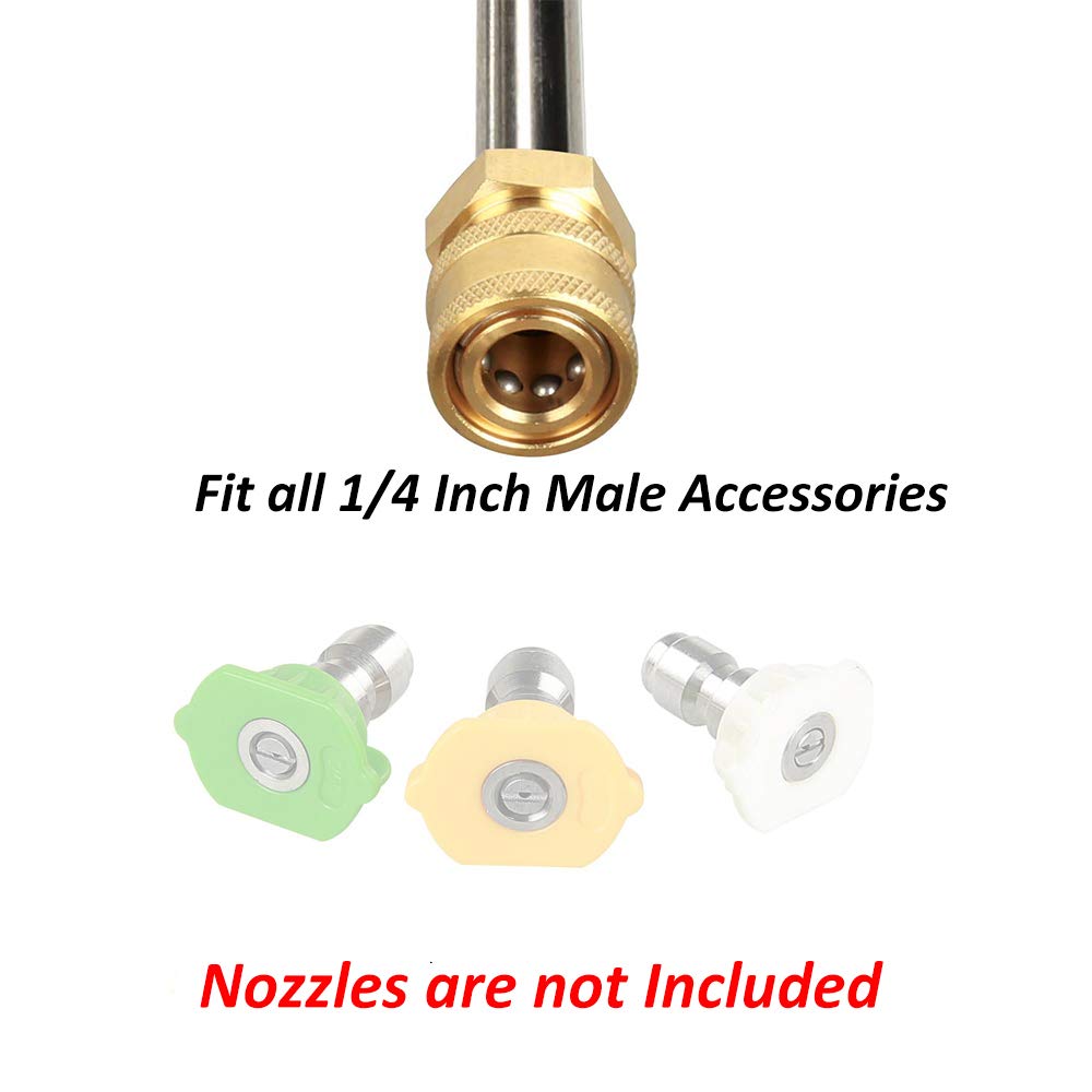 STYDDI 1/4 inch quick-connect compatibility for versatile setup