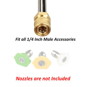 STYDDI 1/4 inch quick-connect compatibility for versatile setup