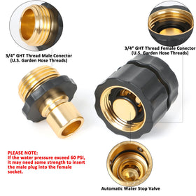STYDDI kit includes three female and six male connectors for flexible hookups.
