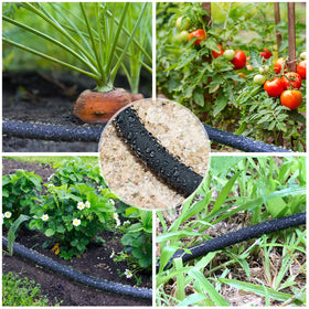 Coiled StyDDI hose stored compactly after use for easy off-season storage