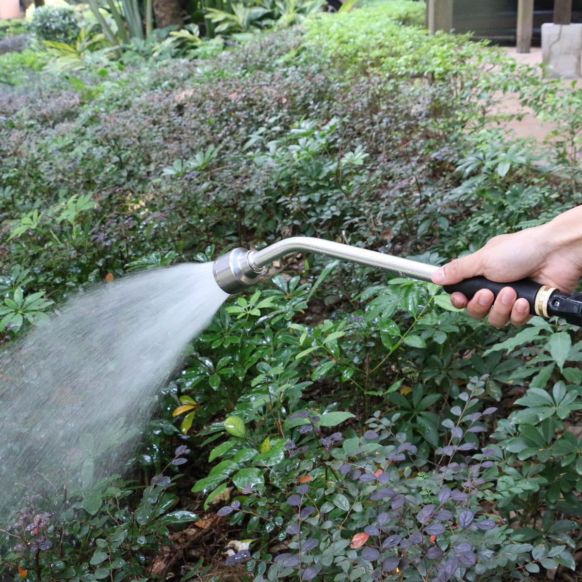 STYDDI soft rain wand aluminum construction balances durability and lightness.