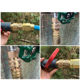 STYDDI compatible with standard GHT threads for broad hose compatibility.