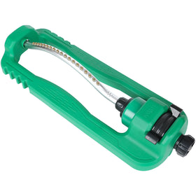 STYDDI Turbo Oscillating Sprinkler base provides stable placement for even coverage.