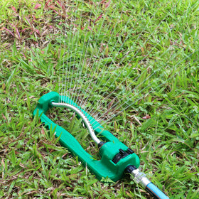 STYDDI Turbo Oscillating Sprinkler adjustable range for tailored yard watering.