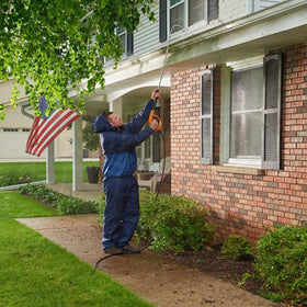 STYDDI U-shaped design closeup for efficient ground-level gutter cleaning