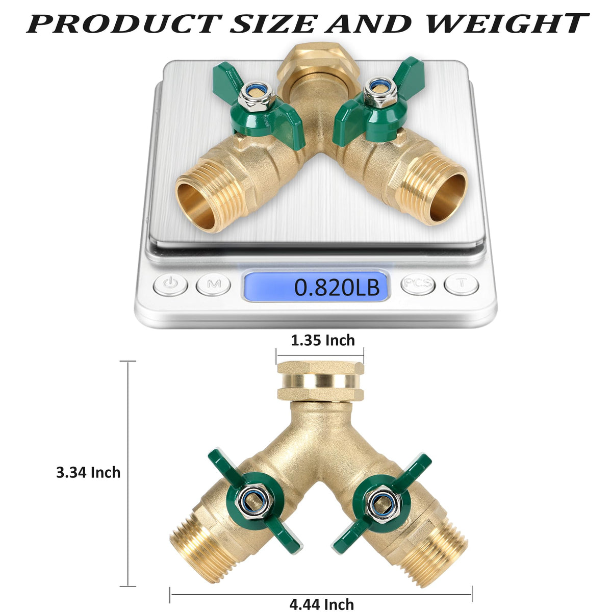 STYDDI upgrade grip big handles simplify valve operation from a distance.