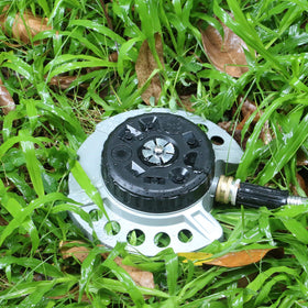 Styddi water vane rotation promotes even coverage on varied terrain.