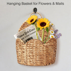 Stylave hanging storage basket offers lightweight, breathable organization.