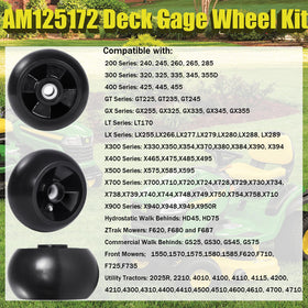 SuamoTerr deck wheel kit installation highlights easy fit and grease fittings.