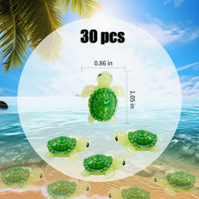 Suartus mini green turtle used as aquarium decor to add charm