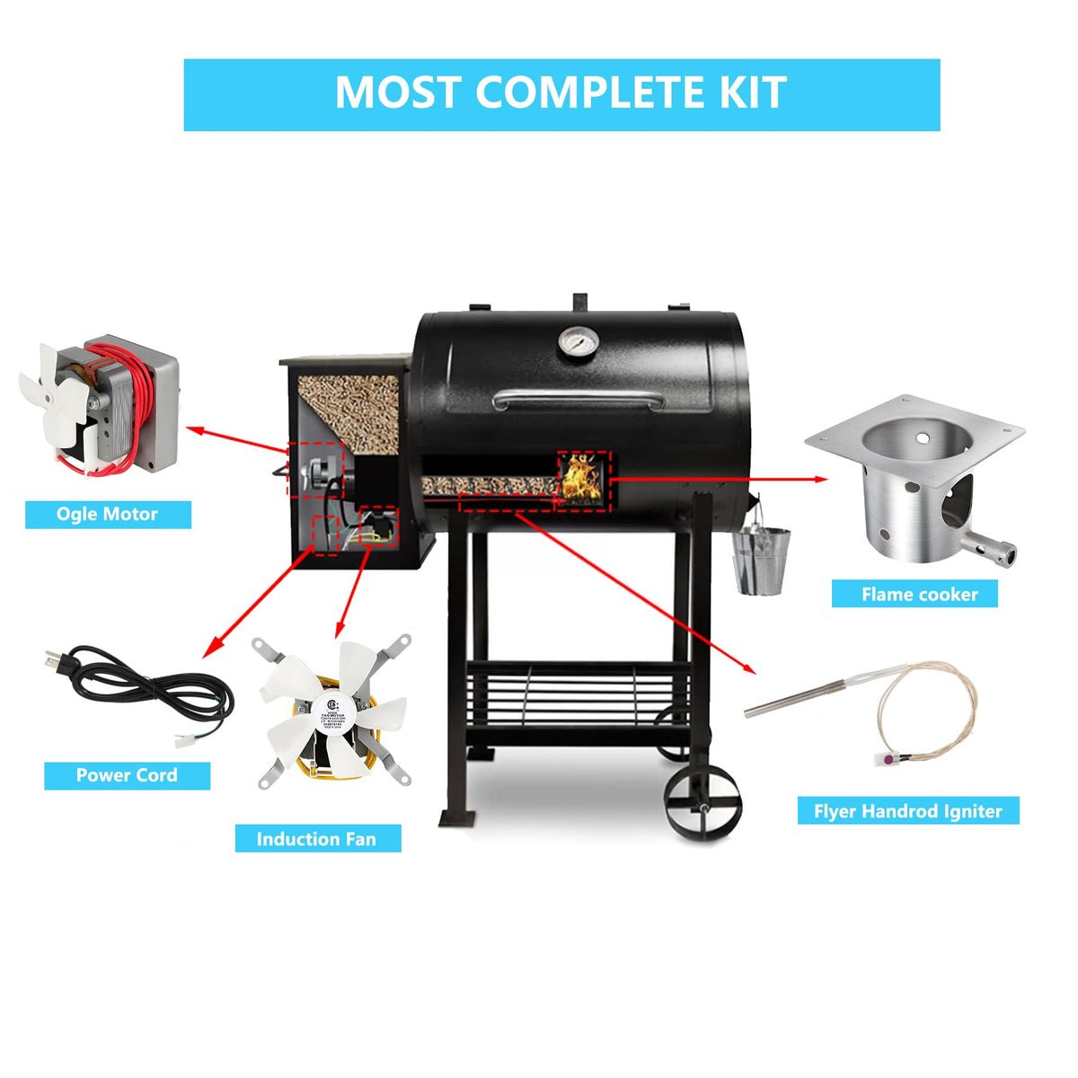 Subody Cldkz complete parts kit: ready for full grill restoration