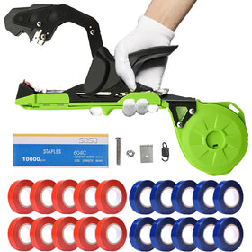 SUCA plant tying gun in packaging showing compact, ready-to-use design.