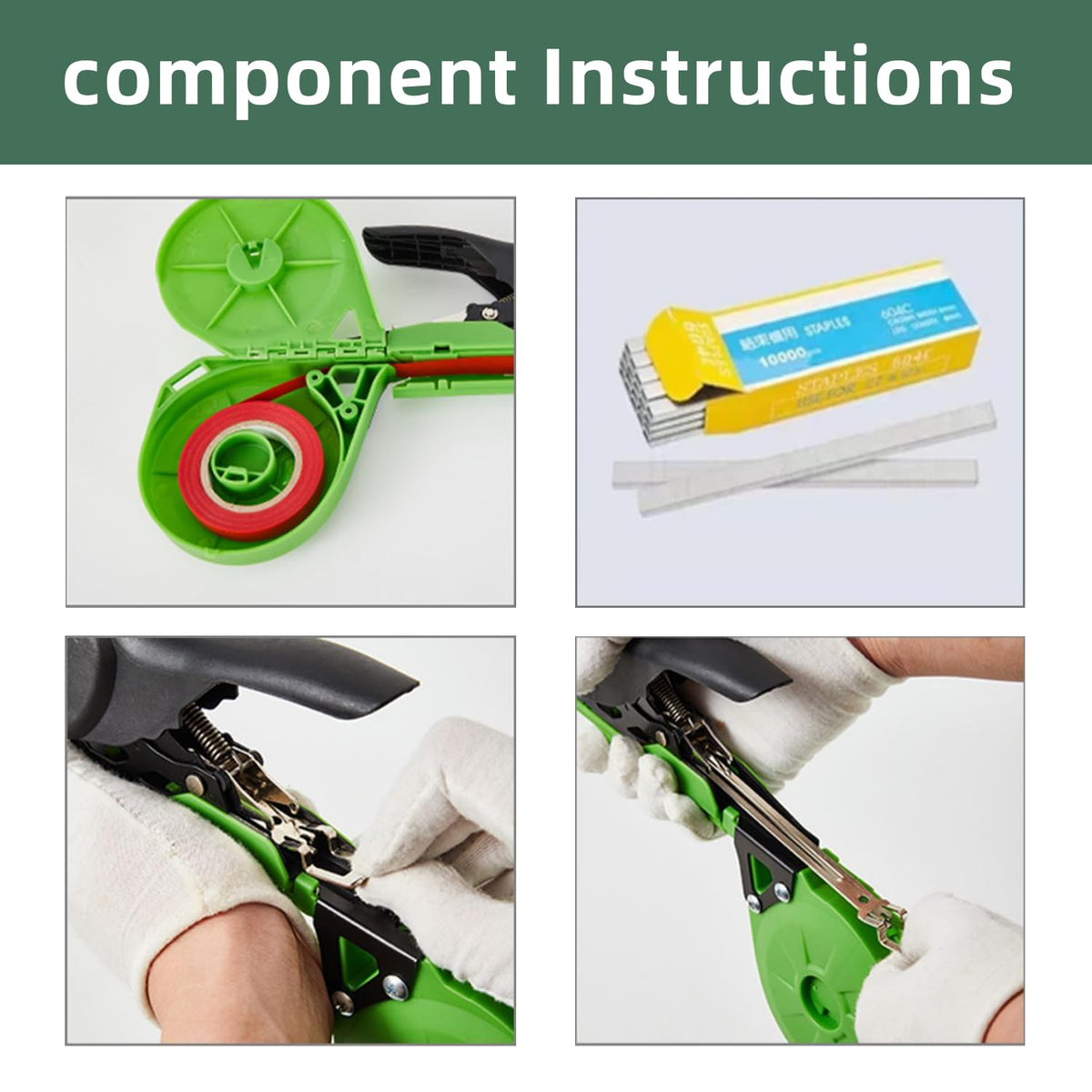 Versatile plant binding suited for saplings, grapes, tomatoes and peppers.