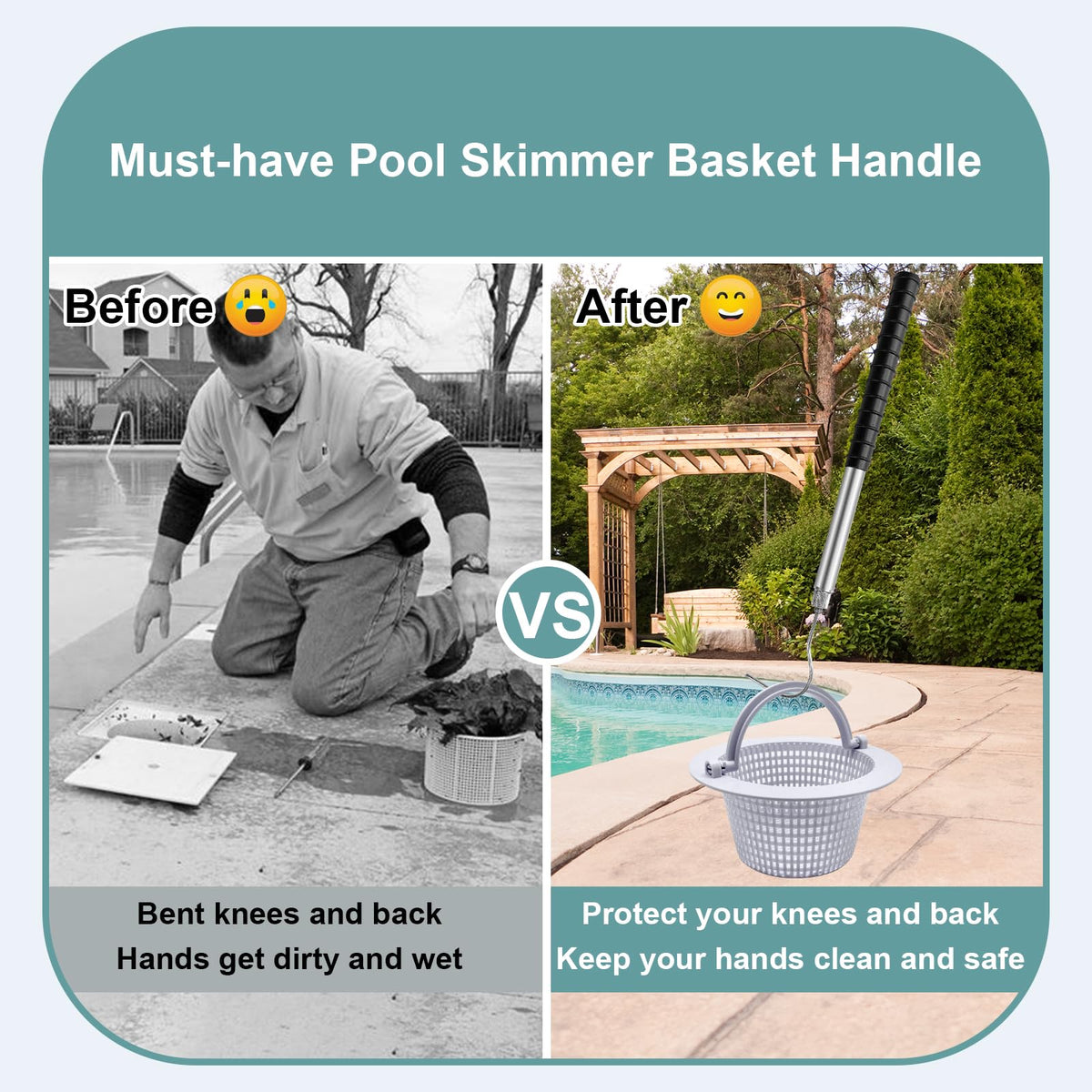SucculentLovers anti-slip wrapped handle enhances grip during cleaning.