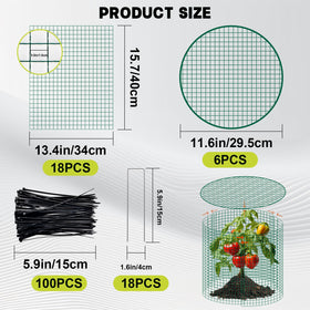 succulentlovers detachable cover cages provide easy plant access without hindering growth.