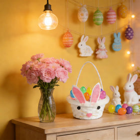 SucculentLovers yellow Easter grass filler pairs with sunny Easter décor