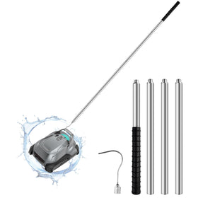 succulentlovers pool retrieval hook with 70 inch pole for deep area access