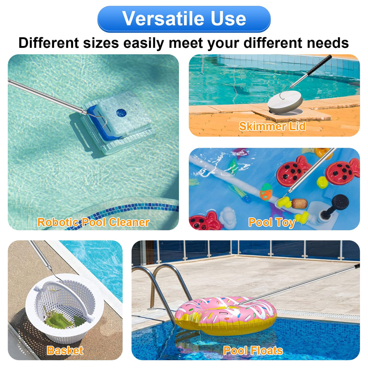 succulentlovers pool retrieval hook versatile uses like lifting skimmer baskets