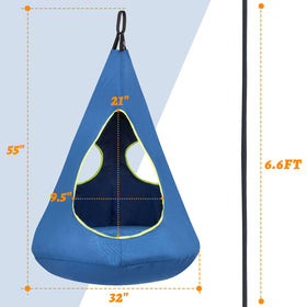 Suchdeco Nest Swing Chair in use, a versatile indoor-outdoor play space.