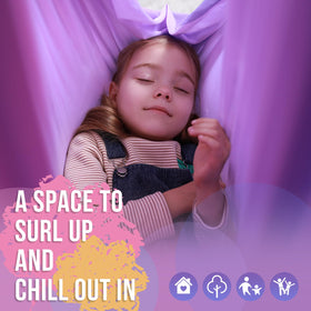 Suchdeco Sensory Swing includes easy-install hardware for quick setup.