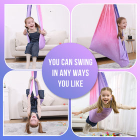 Suchdeco cocoon hug design provides secure, comforting feel during swinging.
