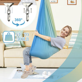 Suchdeco Sensory Swing hug-like design provides secure, cozy sessions